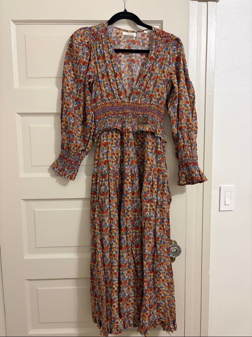 Doen catania midi dress in wildflower size xs